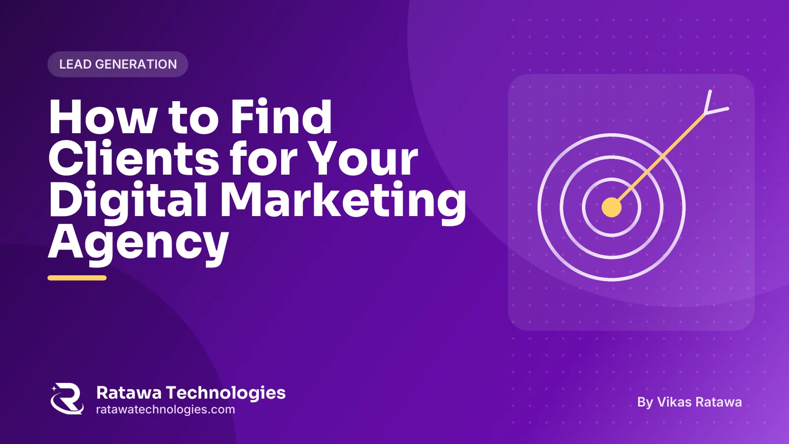 How to find clients for your digital marketing agency